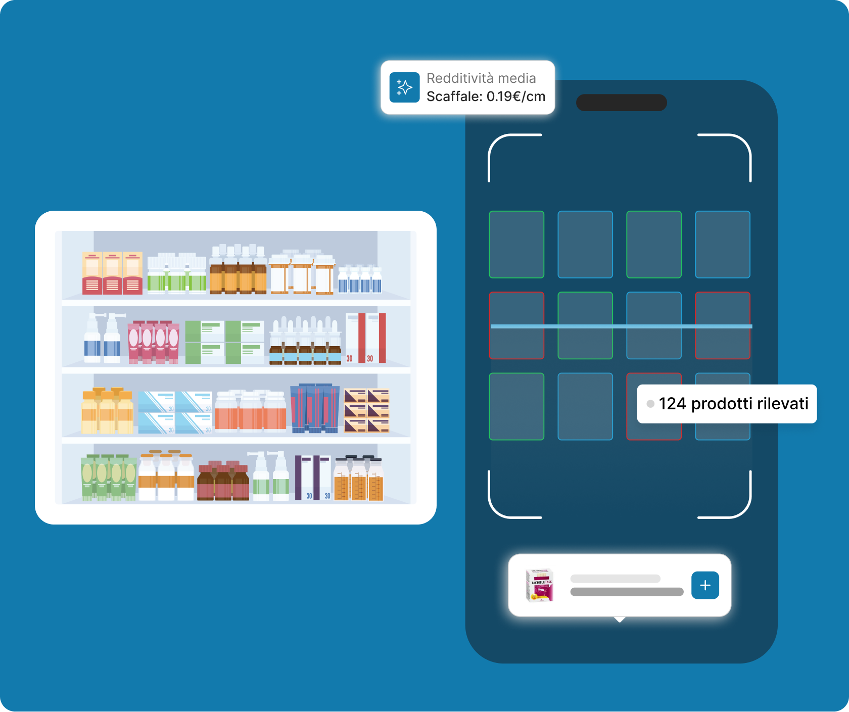 App mobile con product detection sullo scaffale